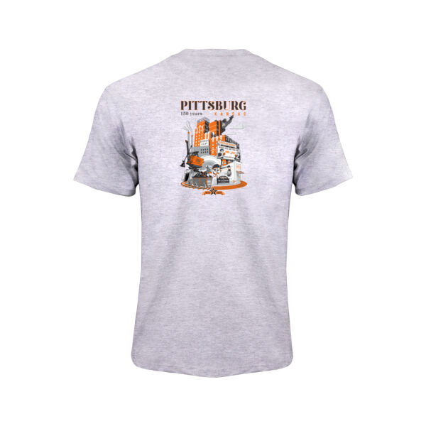PittKS 150th (light) - Spartan Short Sleeve Pocket Tee Thumbnail